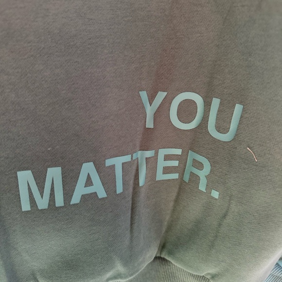 COMFRT “You Matter” Bundle in Jade!!! Hoodie & Straight Leg Sweatpants in XL - Picture 6 of 16